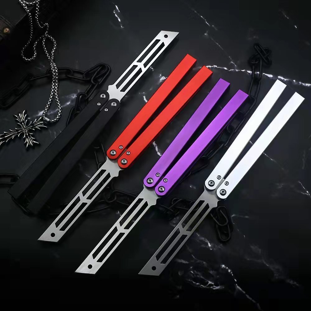 22-jpg SQUID INDUSTRIES Training Flick Knife Butterfly Knife