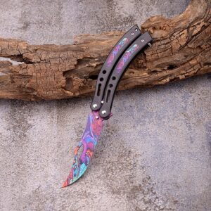 Nóż motylkowy CSGO wariant klasyczny - butterfly trainer balisong