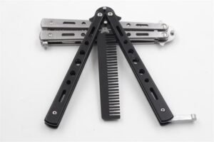 Grzebień Treningowy Balisong EDC Bez Ostrza Dla Początkujących Balisong Trainer