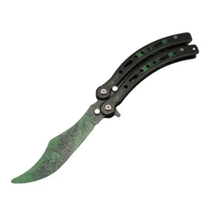 CSGO Full Steel Balisong Trainer - Unsharpened Practice Model