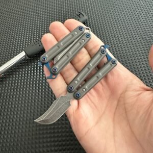 Mini Stainless Steel Balisong Practice Trainer