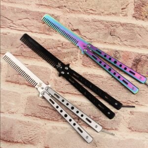 Grzebień Treningowy Balisong EDC Bez Ostrza Dla Początkujących Balisong Trainer