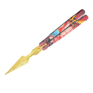 Leng Feng 22CM Metal Butterfly Trainer - Unsharpened Craft Model