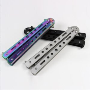 Grzebień Treningowy Balisong EDC Bez Ostrza Dla Początkujących Balisong Trainer