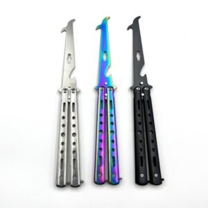 Full Steel Balisong Trainer - Unsharpened Practice Model