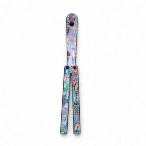Butterfly Knife Flip Hand Knife Training Folding Knife Squid Safe No Open Edge