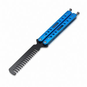 Balisong Butterfly Comb Outdoor Camping Practice Comb Ball Bearings, Practice Tools Butterfly Comb