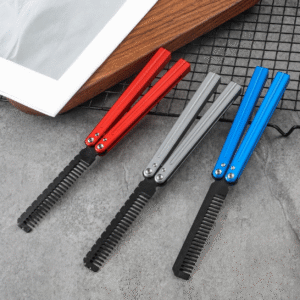 Steel Balisong Comb Trainer - Aluminium Handle