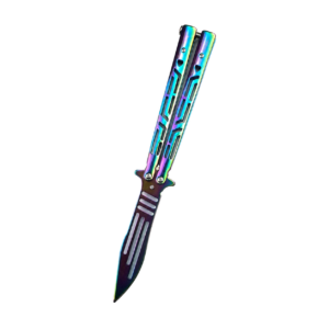 butterfly practice knife unsharpened portable folding
