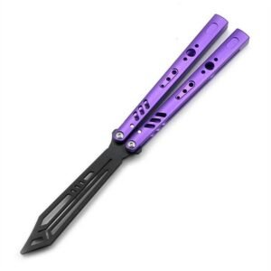 integrated aluminum handle uncut practice butterfly training