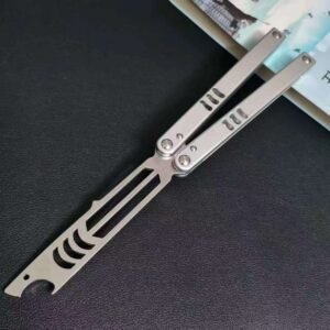 Aluminum handle beginner outdoor practice knife