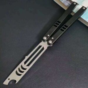 Aluminum handle beginner outdoor practice knife